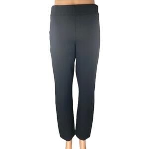 Spanx Black High Waisted Straight Leg Activewear Trousers Leggings Pants Size M